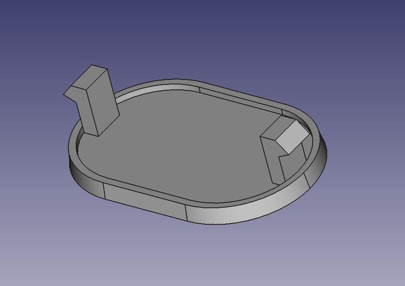 Passat B6 plastic cover centre console