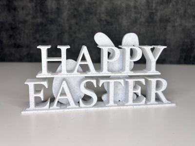 Happy Easter decoration text