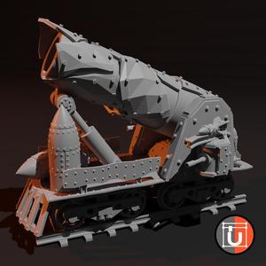 Scrap Metal Railway Cannon