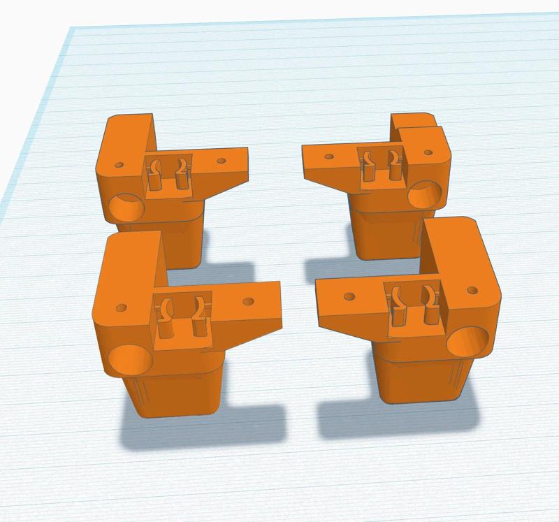 FRACTAL TERRA CASE FEET 25MM FAN