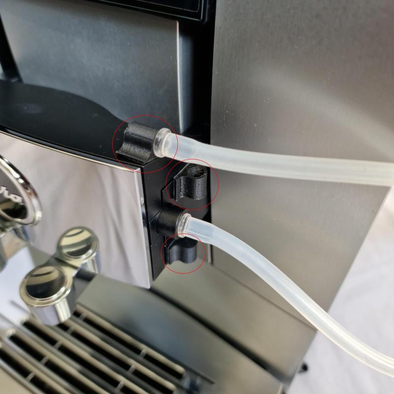 Jura milk pipe holder