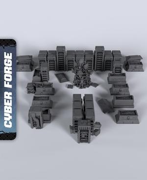Cyber Cthulhu Terrain - With Free Cyberpunk Warhammer - 40k Sci-Fi Gift Ideas for RPG and Wargamers