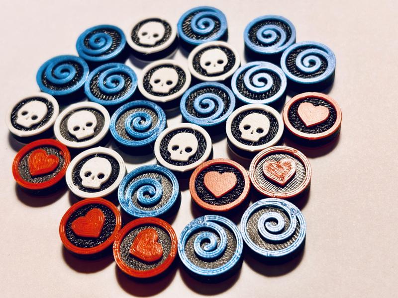 Game tokens (Škoda kouzla, které padne vedle)