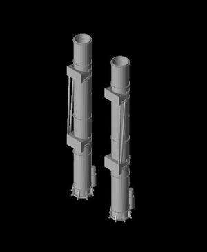 1/35 Scale Mk 18 PT Boat Torpedo Tubes No Base.stl