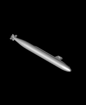 1/350 Scale SSBN 616 USS Lafayette class.stl