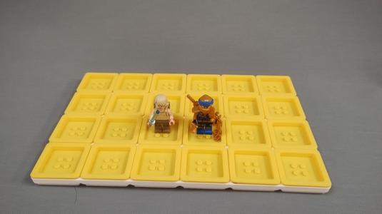 Gridfinity Lego figure stand