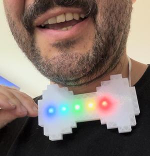 Light Up the Room: DIY 8-Bit Bow Tie With NeoPixel LEDs and Raspberry Pi Pico