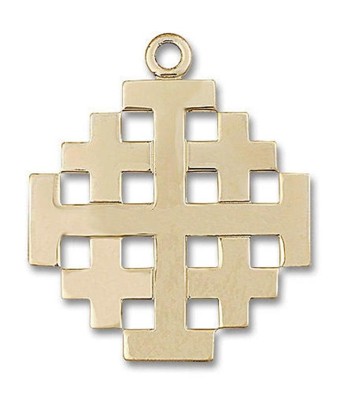 jerusalem cross pendant
