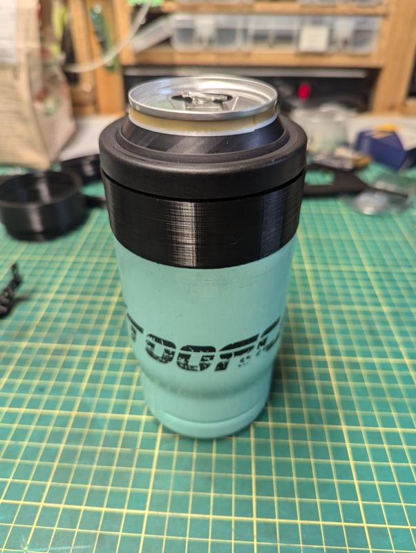 Koozie extension tube