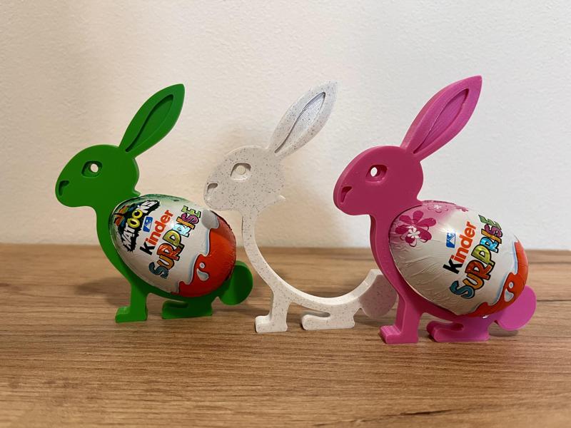 Rabbit / Bunny Egg Holder (Kinder Surprise)
