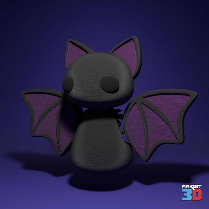 3D Printable Articulated Flexi Bat