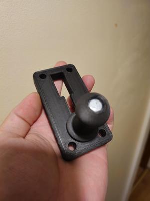 Taller mounting plate for flat surfaces to accommodate 6mm bolts