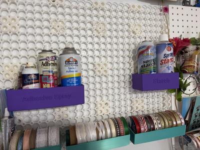 2-Can aerosol spray can tray