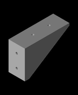 Skådis pegboard desk mount.stl