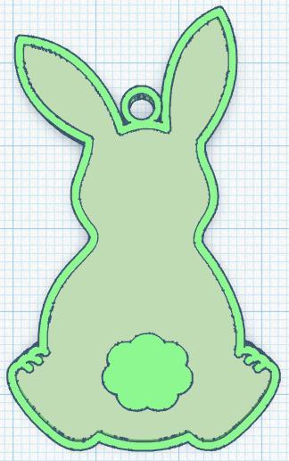 Bunny Silhouette 1.stl