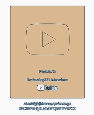 YouTube Play Button Award