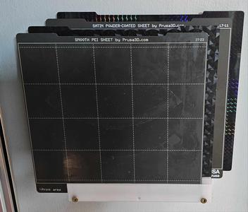 Wall mounted plate holder