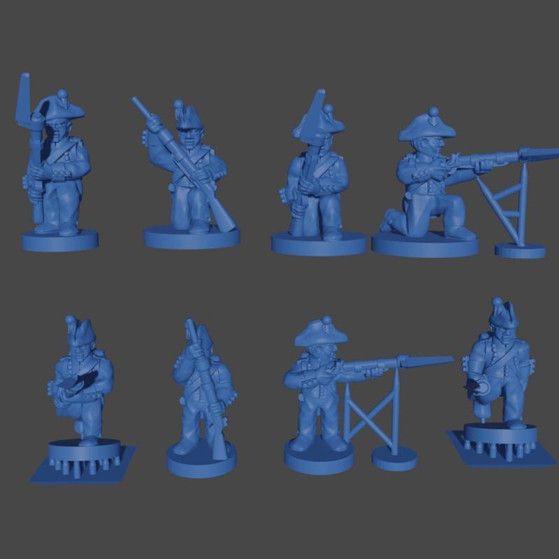 6-15mm French Line Infantry Skirmishers (1805-1808) NAP-FR-15