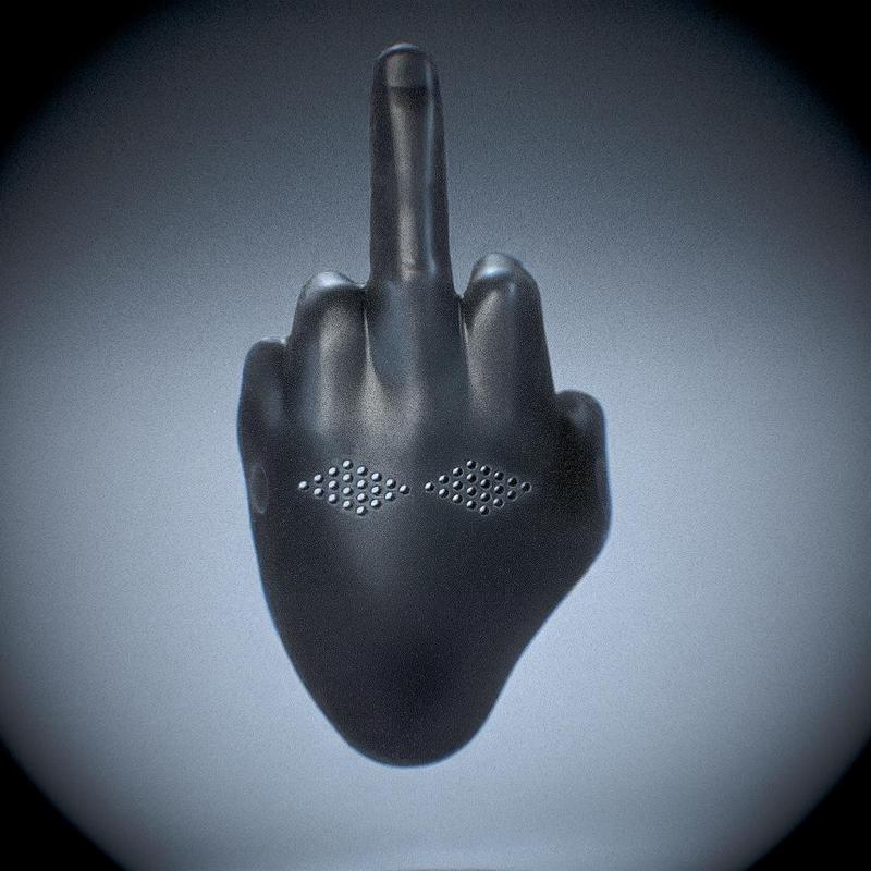 Fuck you mask Mascara usable dedo del medio middle finger mask halloween