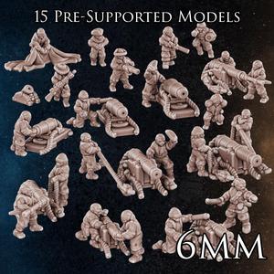 6mm - Pirate Gunners - Napoleonics