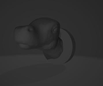 Small dinosaur head