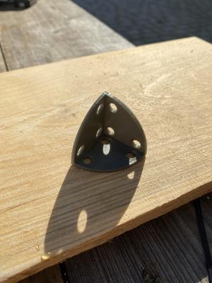 Corner wood holder