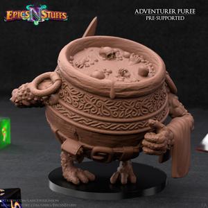 Adventurer Puree 1A Miniature - Pre-Supported