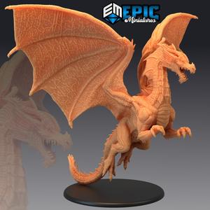 Adult Fire Dragon / Classic Mountain Encounter / Red Flame Drake
