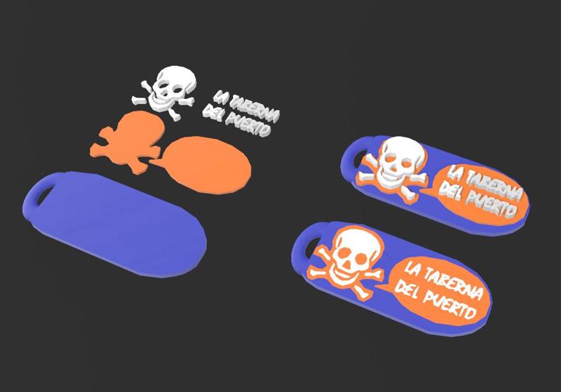 LLAVERO LA TABERNA DEL PUERTO KEYCHAIN