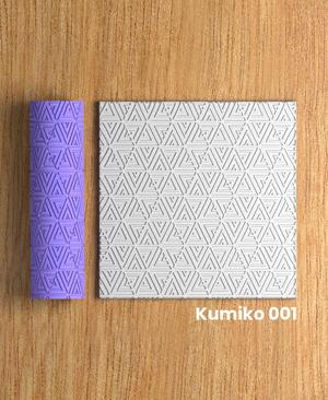 Collection Amethyst | Kumiko 001 | Polymer Clay Seamless Texture Roller