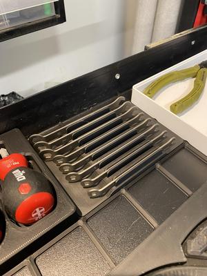 ENGINEER TS-04 Combination Spanner Set - Gridfinity