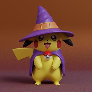 Pikachu Witch Halloween