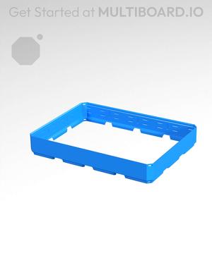 4x3x0.5 - Simple Walls - Universal Click-In Multibin Shell Extension