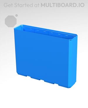 4x1x3 - Simple Walls - Universal Click-In Multibin Shell Extension