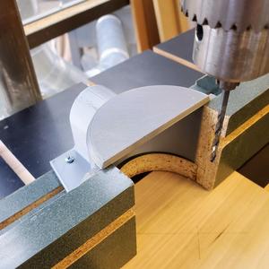 Drill Press Fence Dust Collection Port