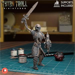 Crypt Skeleton 007 [Pre-Supported]