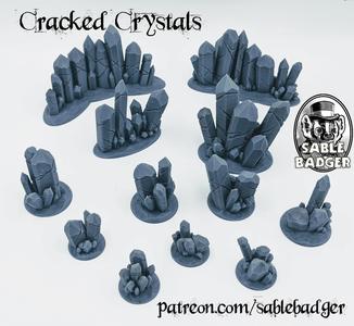 Cracked Crystal formations