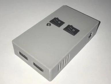 Dual USB 446 with switches
