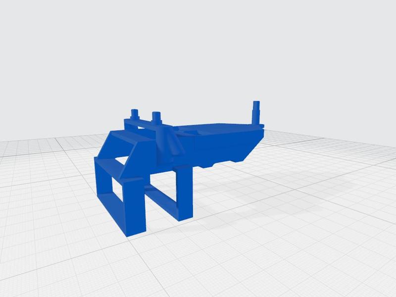 XK K110s Landegestell für alternativen Akku - landing gear for alternative battery