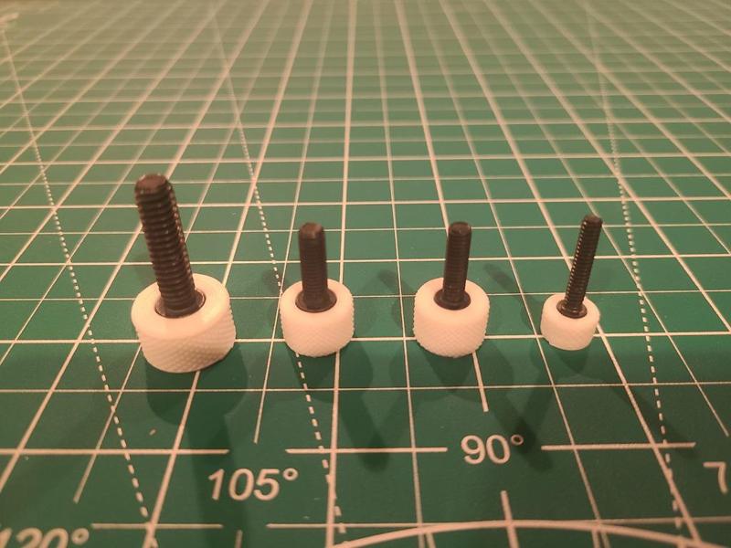 Imperial cap screw thumb screws #6 #8 #10 1/4"