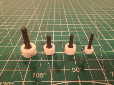 Imperial cap screw thumb screws #6 #8 #10 1/4"