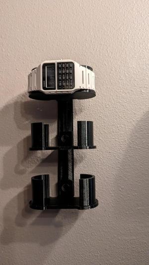 Modular wall mount wristwatch organizer