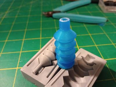 RC Boat Radio Box Bellows Seal Casting Mold