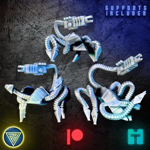 Alien Combat Drones Set