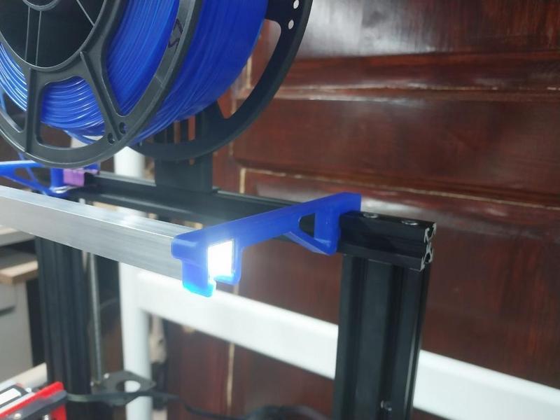 Ender 3v2 2020 Extrusion Lighting Fixure NO T-NUTS REQUIRED