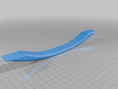 Microwave door handle