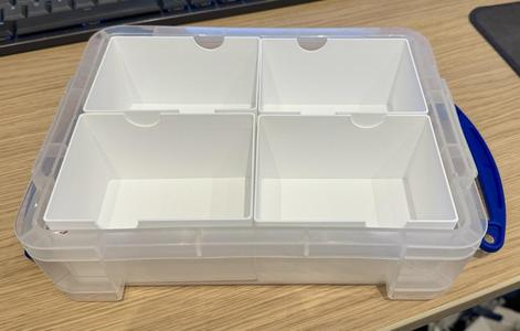 4 Tray Inserts for Really Useful Box 1.7l