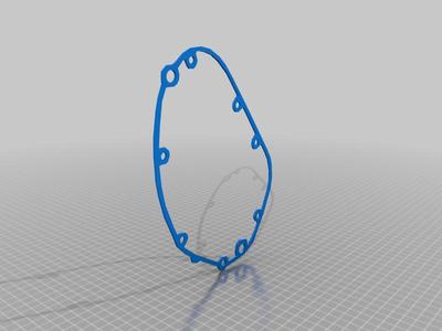 Puch 4 Gang Clutch side gasket tracer