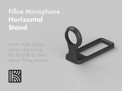 Fifine Microphone Horizontal Stand - OEM+ Style