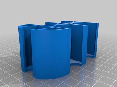 Fractal Board Game Hex Tokens Holder